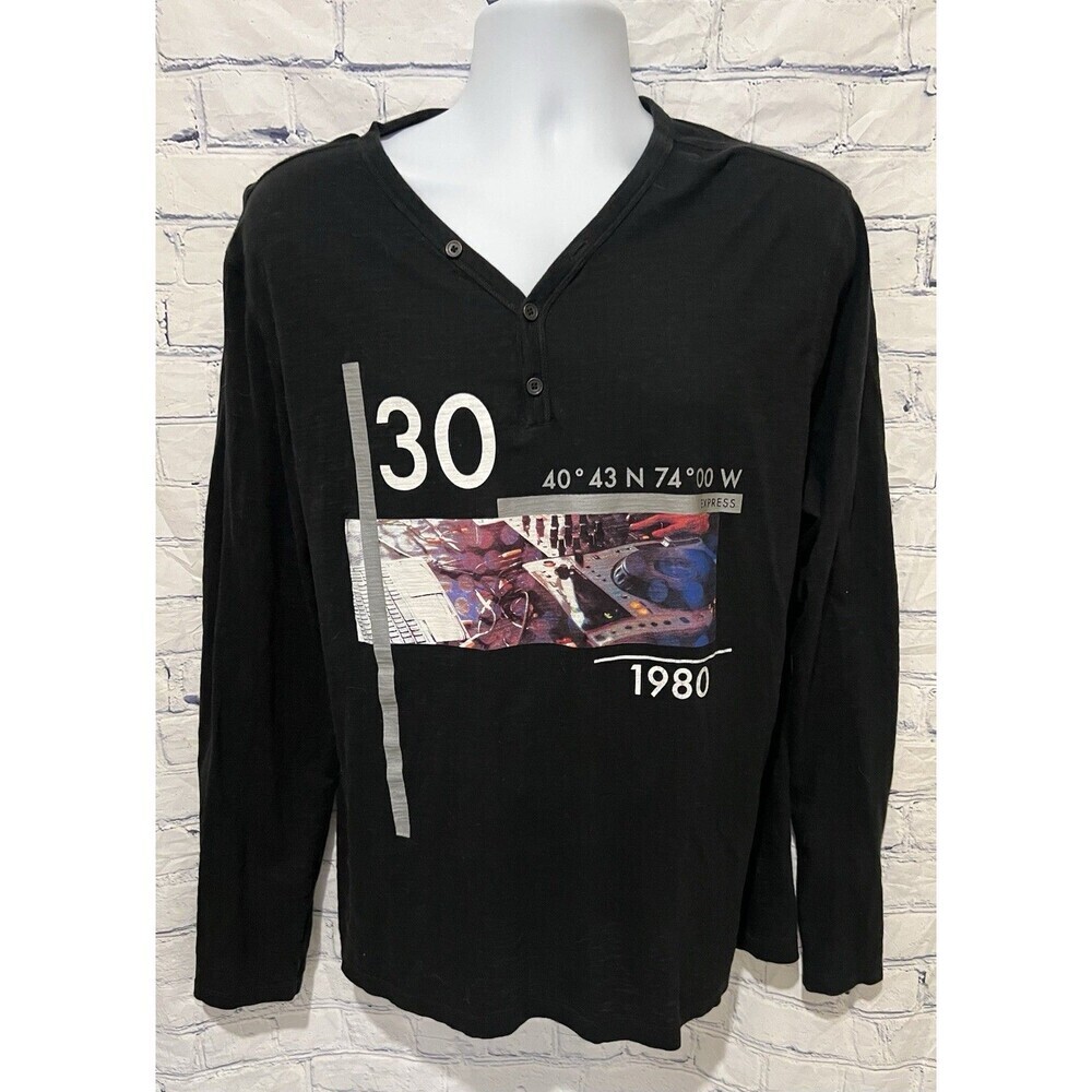 Express Men’s Long Sleeve T Shirt Size XL